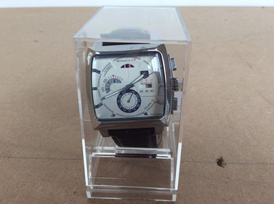 Lot 185 - tag heuer Monaco Ls calibre 12 chronograph watch