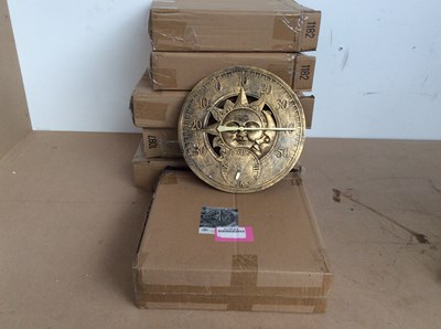 Lot 71 - 6 wall clocks all in boxes
