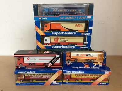Lot 6 - Collection of corgi superhaulers