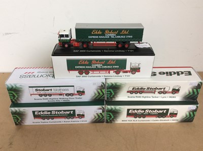Lot 83 - Collection of corgi die cast model vechicles from Eddie stobart 1