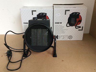 Lot 226 - 2500w ceramic heaters x2