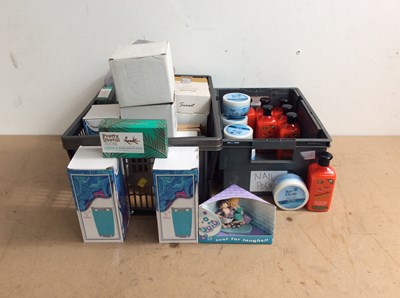 Lot 11 - Box Of Hair Products & Box Of Miscellaneous