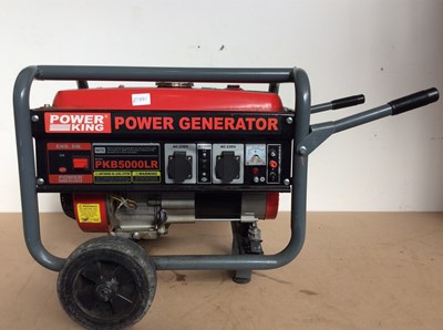 Lot 143 - Power King Petrol pkb5000lr Generator