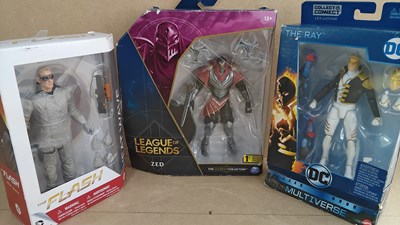 Lot 83 - Qty Of Action Figures inc Flash & League of Legends