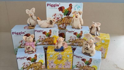 Lot 158 - Qty Of Piggin Ornaments In Boxes