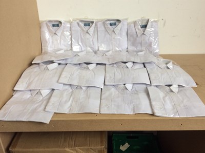 Lot 173 - Qty of white shirts