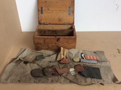 Lot 245 - Tool making kit in wooden box