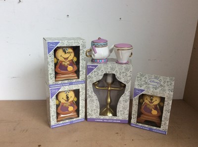 Lot 72 - Disney Collection Including clock,tea lighter holder and purses