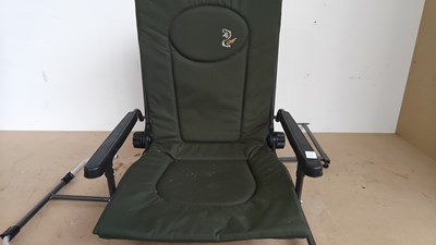 Lot 231 - Carp portable fishing folding armchair