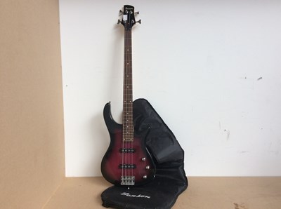 Lot 122 - Benson base guitar with carry bag
