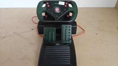 Lot 37 - Jaguar racing steering wheel for PlayStation 1