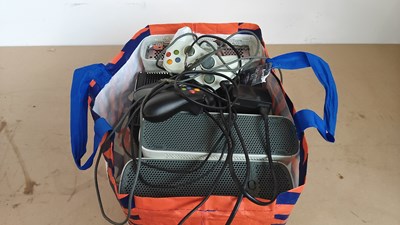 Lot 60 - Large qty of Xbox consoles with accessories