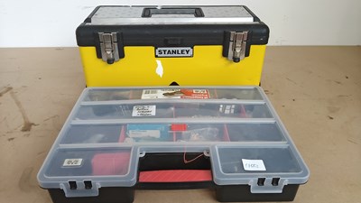 Lot 48 - Stanley tool box empty with other tool box