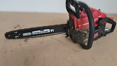 Lot 61 - Mountfield red petrol chainsaw