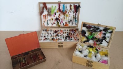 Lot 130 - 3 boxes containing fishing lures