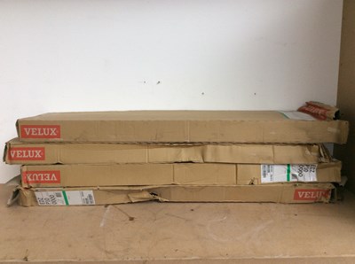 Lot 194 - 4x flashing for velux windows on tile roofs