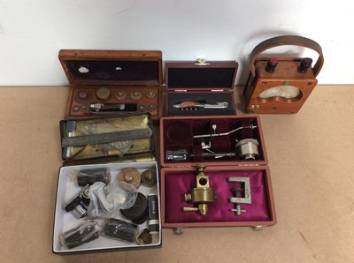 Lot 29 - Box Of Miscellaneous Including, Vintage Apothecary Set, Bottle Opener ETC