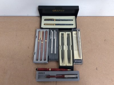 Lot 124 - Job Lot Of Pen Sets