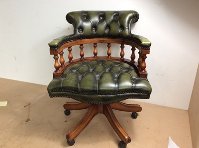 Lot 150 - Chesterfield Captains Office Chair