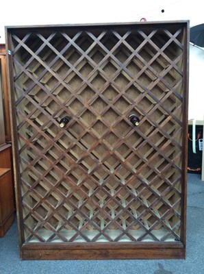 Lot 208 - Large Wooden Wine Rack