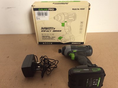 Lot 28 - Galax pro hammer drill with charger and battery working