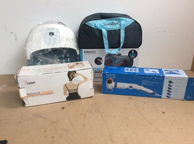 Lot 58 - Misc of spa stuff and massage pillow
