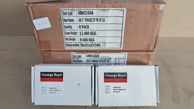 Lot 12 - 2 Boxes of 8 George Boyd hinges