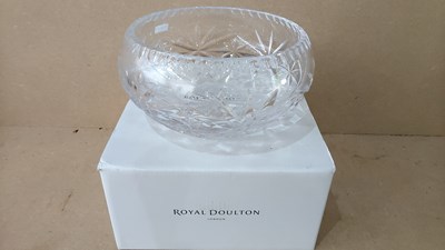 Lot 76 - Royal Doulton glass bowl
