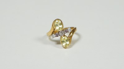 Lot 51 - 18ct Gold and Diamond ring, 6.44gram est £500- £700