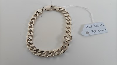 Lot 60 - 925 silver bracelet 32gm