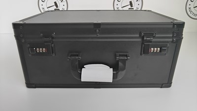 Lot 72 - Black briefcase style makeup case