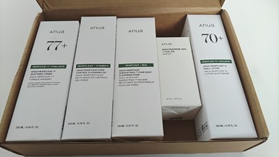 Lot 101 - Box set of anua makeup products