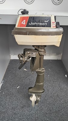Lot 115 - Johnson 4 seahorse boat motor tested working