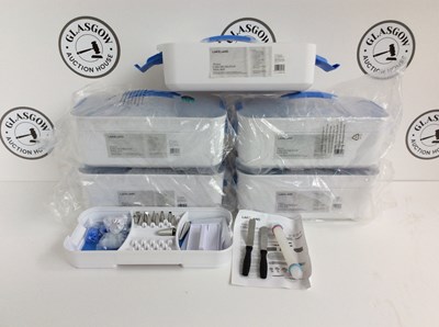 Lot 4 - 5 x 46 piece cake decoration tool box