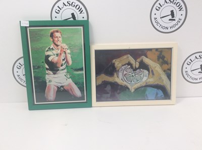 Lot 133 - 2 Celtic pictures in frames