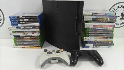 Lot 26 - PS3 and game bundle with 2 controls