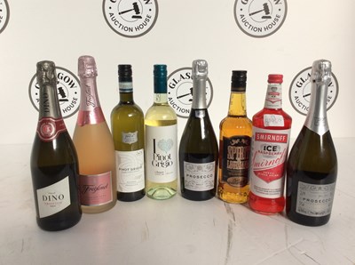Lot 51 - 8 bottles of assorted alcohol