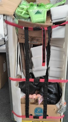 Lot 187 - Cage of misc ideal for markets