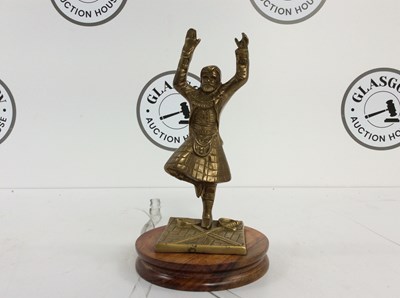 Lot 104 - Brass Figure In A KIlt