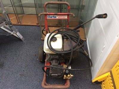 Lot 78 - Clarke Petrol Power Washer With Lance & Hose