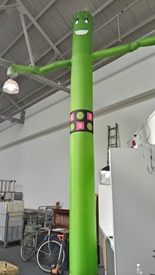 Lot 68 - Large inflatable wobbly advertising man. - taller than Liam!