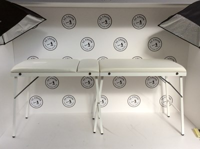 Lot 228 - White Massage Table With Bag