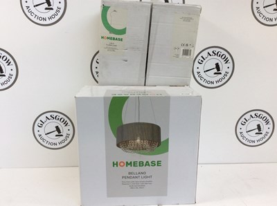 Lot 269 - Two Homebase Brand Lights, One Floor & One Pendant