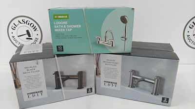 Lot 21 - Two Bath Taps & One Bath&Shower Combo