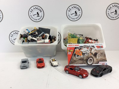 Lot 167 - One Tub Of Loose Lego & One Tub Of Miscellaneous Toys