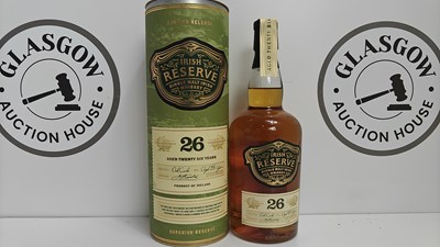 Lot 61 - Irish reserve 26 year old whiskey