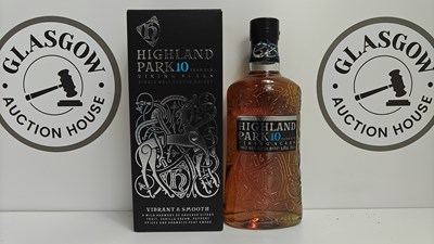 Lot 59 - Highland park 10 year old single malt scotch whisky