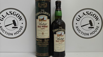 Lot 46 - Famous grouse 1987 12 year old malt whisky