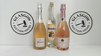 Lot 97 - 3 bottles asstd alcohol