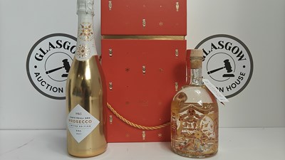 Lot 104 - M&S prosecco and gin gift set in box